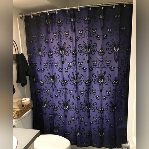 New Haunted Mansion purple 72x72 purple shower curtain.Please ask if available - Picture 1 of 4